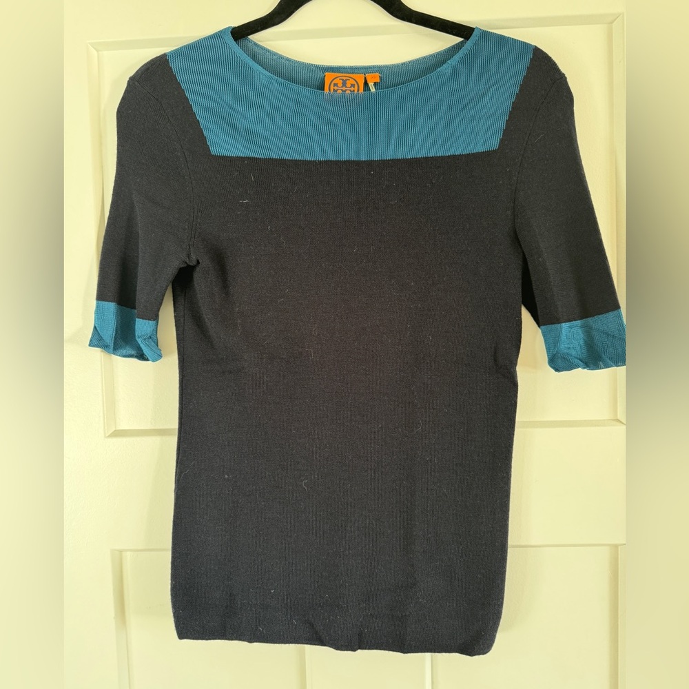 Tory Burch Wool Blend Elbow Length Sweater